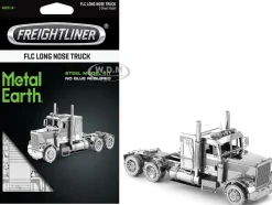 Model Kit Freightliner FLC Long Nose Truck (Challenging Difficulty) Steel Model by Metal Earth