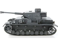 Model Kit German Panzer IV Tank (Challenging Difficulty) Steel Model by Metal Earth