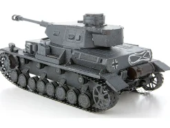 Model Kit German Panzer IV Tank (Challenging Difficulty) Steel Model by Metal Earth