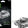 Model Kit German Tiger I Tank (Moderate Difficulty) Steel Model by Metal Earth
