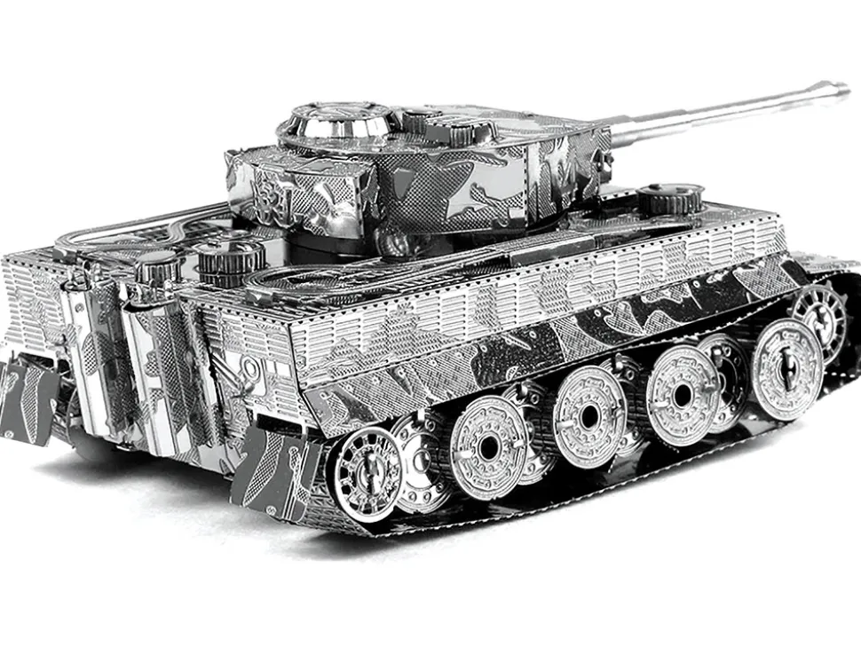 Model Kit German Tiger I Tank (Moderate Difficulty) Steel Model by Metal Earth