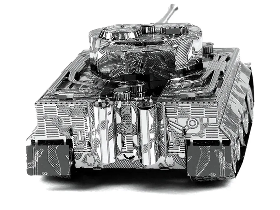 Model Kit German Tiger I Tank (Moderate Difficulty) Steel Model by Metal Earth