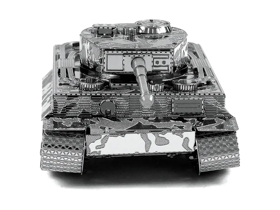 Model Kit German Tiger I Tank (Moderate Difficulty) Steel Model by Metal Earth