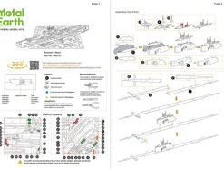 Model Kit German U-Boat Type XXI Submarine (Challenging Difficulty) Steel Model by Metal Earth