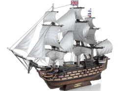 Model Kit HMS Victory British Navy Ship (Challenging Difficulty) Steel Model by Metal Earth