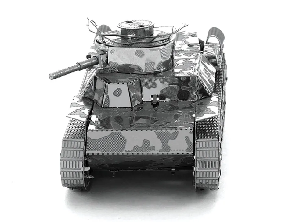 Model Kit Japanese Chi Ha Tank (Moderate Difficulty) Steel Model by Metal Earth