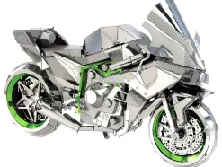 Model Kit Kawasaki Ninja H2R Motorcycle (Expert Difficulty) Steel Model by Metal Earth