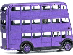Model Kit Knight Bus Purple "Harry Potter and the Prisoner of Azkaban" (2004) Movie (Moderate Difficulty) Steel Model by Metal Earth