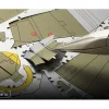Model Kit Lockheed Martin P-38 Lightning Fighter Aircraft "#162" United States Army Air Forces (Challenging Difficulty) Model by Metal Earth