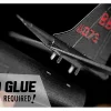 Model Kit Lockheed Martin U-2 Dragon Lady Aircraft "United States Air Force" (Moderate Difficulty) Steel Model by Metal Earth