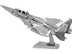 Model Kit McDonnell Douglas F-15 Eagle Fighter Aircraft (Moderate Difficulty) Steel Model by Metal Earth