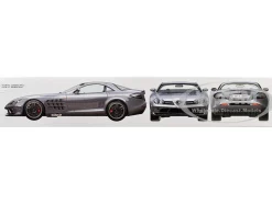 Model Kit Mercedes-Benz SLR McLaren 722 Edition 1/24 Scale Model by Tamiya