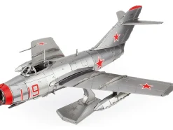 Model Kit Mikoyan-Gurevich MiG-15 Fighter Aircraft "Korean War" Soviet Air Force (Moderate Difficulty) Steel Model by Metal Earth