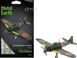 Model Kit Mitsubishi A6M Zero Fighter Aircraft 