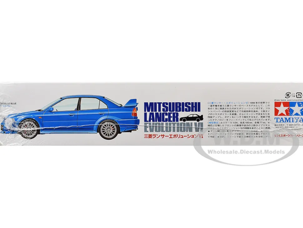 Model Kit Mitsubishi Lancer Evolution VI 1/24 Scale Model by Tamiya