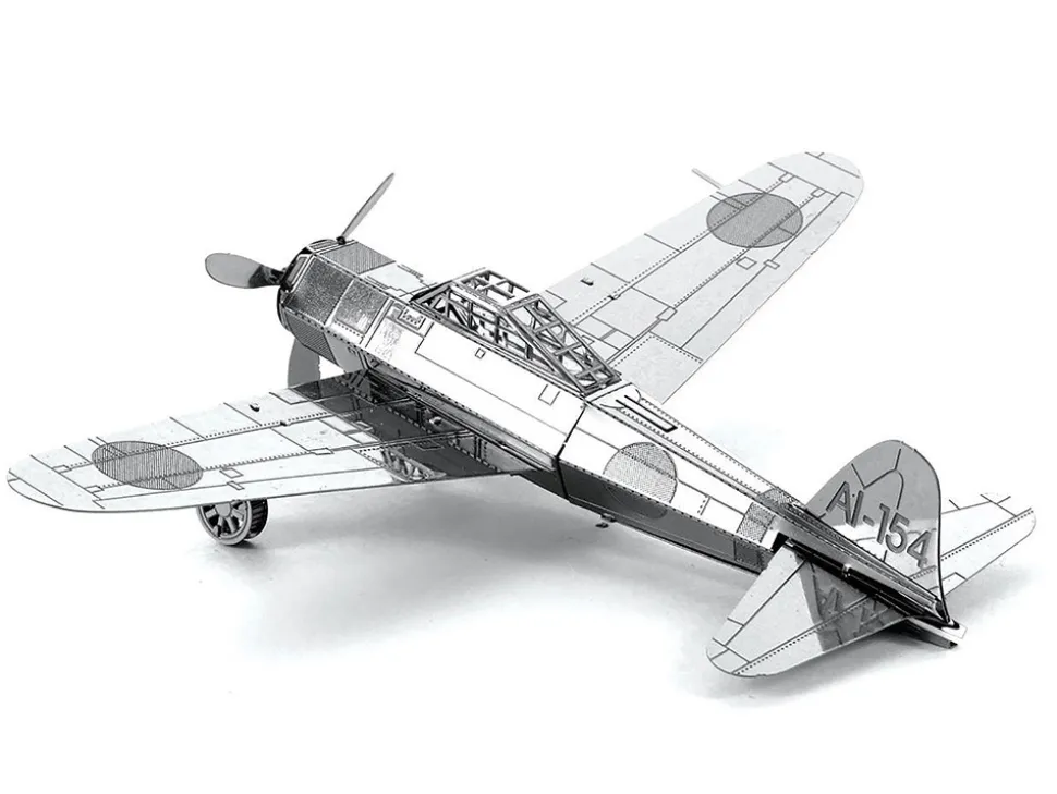 Model Kit Mitsubishi Zero Fighter Aircraft "Imperial Japanese Navy Air Service" (Moderate Difficulty) Steel Model by Metal Earth