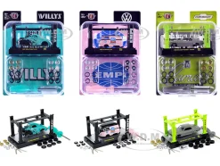 Model Kit 3 piece Car Set Release 84 Limited Edition to 6000 pieces Worldwide 1/64 Diecast Model Cars by M2 Machines