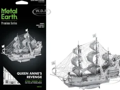 Model Kit Queen Anne's Revenge Ship (Challenging Difficulty) Steel Model by Metal Earth