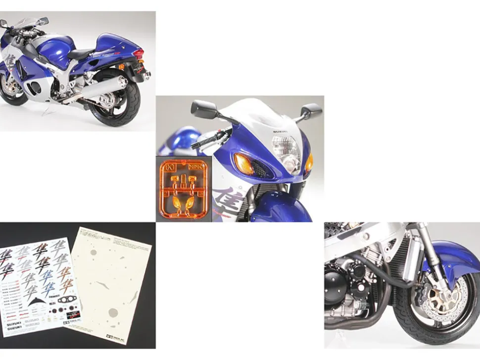 Model Kit Suzuki GSX1300R Hayabusa Motorcycle 1/12 Scale Model by Tamiya