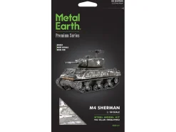 Model Kit United States M4 Sherman Tank (Moderate Difficulty) Steel Model by Metal Earth
