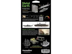 Model Kit USS Monitor and USS Merrimack Ironclad Warships 