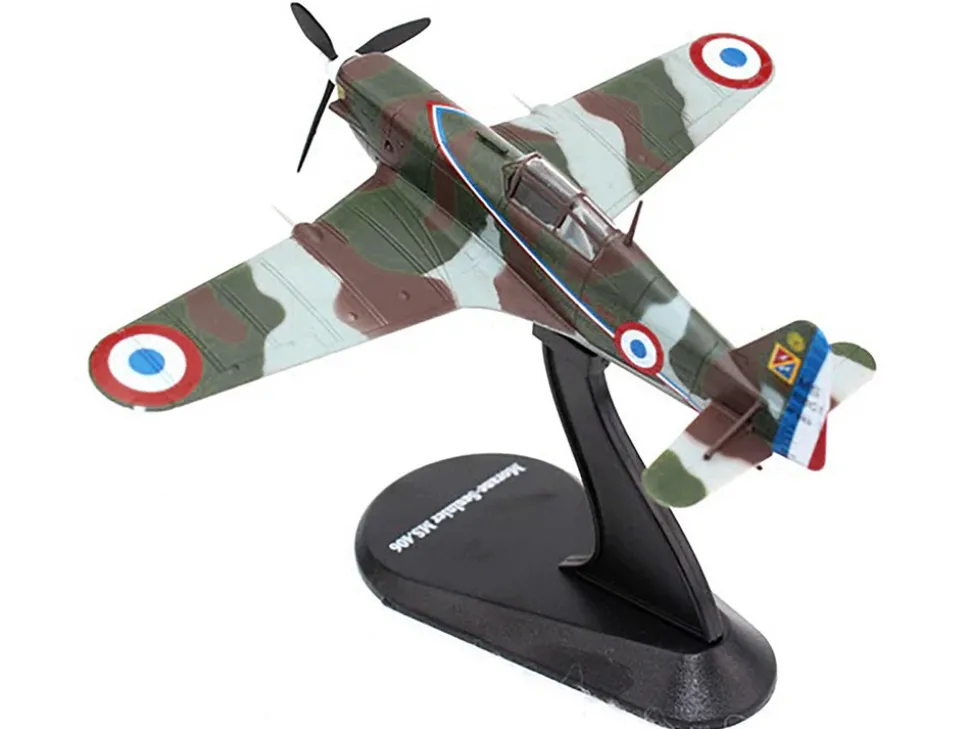 Morane-Saulnier MS.406 Fighter Aircraft "3/4 Escadrille, GC II/3" Armee de l'Air (French Air Force) (1940) "Planes of World War II" Series 1/72 Diecast Model Airplane by Luppa