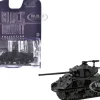 M4 Sherman 76 Long Barrell Tank Black Camouflage "Black Bandit" Series 30 1/64 Diecast Model Car by Greenlight