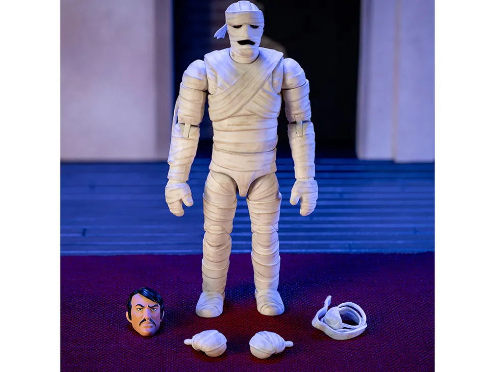 Mummy of Ankha 7" Moveable Figure with Accessories and Alternate Head and Hands "Scooby-Doo!" Franchise Model by Jada