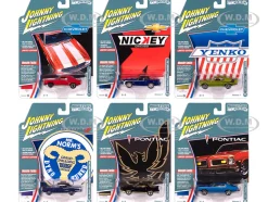 Muscle Cars USA 2025 Release 1 Set B of 6 pieces 1/64 Diecast Model Cars by Johnny Lightning