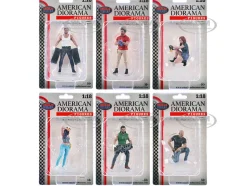 Muscle Mechanics 6 piece Figure Set for 1/18 Scale Models by American Diorama