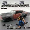 Musclemen Flamin Raymond Figure For 1:24 Diecast Model Cars American Diorama 24004