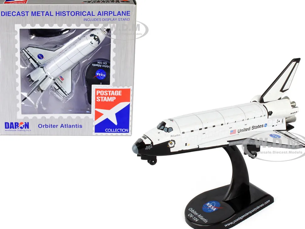 NASA Space Orbiter Atlantis OV 104 United States 1/300 Diecast Model Postage Stamp PS5823-1