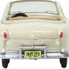 1950 Nash Rambler Custom Landau Convertible (Open) Champagne Ivory 1/87 (HO) Scale Diecast Model Car by Oxford Diecast