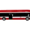New Flyer Xcelsior Transit Bus Bank "TTC – Toronto Transit Commission" Red and White "The Bus & Motorcoach Collection" Limited Edition to 504 Pieces Worldwide 1/43 Model by Iconic Replicas