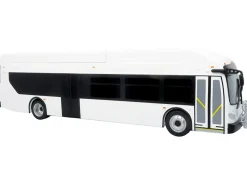 New Flyer Xcelsior Transit Bus Bank White