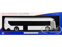 New Flyer Xcelsior Transit Bus Bank White
