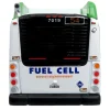 New Flyer Xcelsior XHE40 Transit Bus "AC Transit - Zero Emission" White and Green with Graphics "The Bus & Motorcoach Collection" Limited Edition 1/87 (HO) Diecast Model by Iconic Replicas