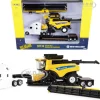 New Holland Hauling Set 4 pieces 1/64 Diecast Models ERTL TOMY 13949