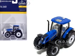 New Holland T6.160 Tractor Blue 1/64 Diecast Model by ERTL TOMY