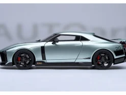 Nissan GT-R50 By ItalDesign Green Metallic and Black 1/18 Model Car by Autoart