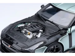 Nissan GT-R50 By ItalDesign Green Metallic and Black 1/18 Model Car by Autoart