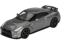 Nissan GT-R Nismo R35 CRS Version RHD (Right Hand Drive) Dark Metal Gray Metallic Limited Edition 1/64 Diecast Model Car by Mini GT