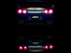 2009 Nissan GT-R R35 Blue Metallic Carbon Lights Brian Figurine Fast & Furious Movie 1/18 Diecast Model Car Jada 31142