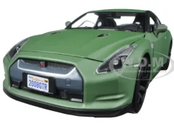 2008 Nissan GT-R R35 Matt Green 1/24 Diecast Model Car Motormax 79506
