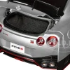 2022 Nissan GT-R (R35) Nismo Special Edition RHD (Right Hand Drive) Ultimate Metal Silver with Carbon Hood and Top 1/18 Model Car by Autoart