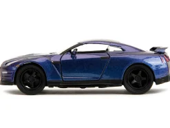 2009 Nissan GT R R35 Purple Metallic Pink Slips Series 1/32 Diecast Model Car Jada 34856