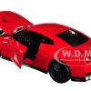 2017 Nissan GT-R R35 Red 1/24 Diecast Car Model BBurago 21082