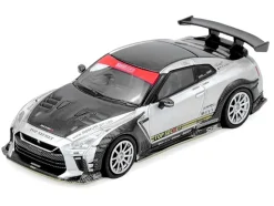 Nissan GT-R (R35) Top Secret RHD (Right Hand Drive) Silver Metallic with Carbon Hood and Top 