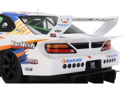 Nissan LB-Super Silhouette S15 SILVIA #555 Yukio Fausto "Formula Drift Japan" (2023) 1/18 Model Car by Top Speed