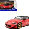 2022 Nissan Pandem Fairlady Z RHD (Right Hand Drive) Red Metallic with Black Top 1/43 Diecast Model Car by Solido